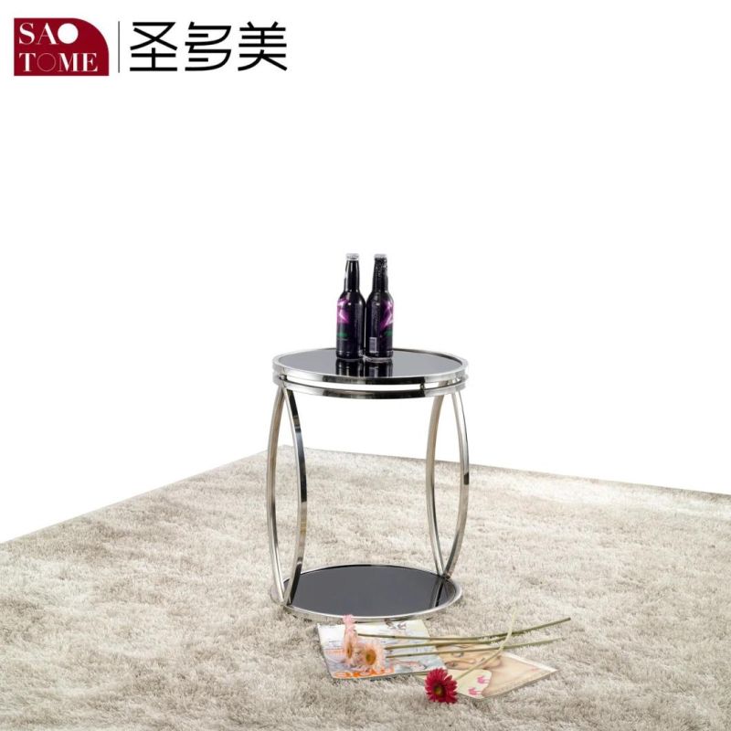 Modern Simple Living Room Furniture X Shape Stainless Steel End Table