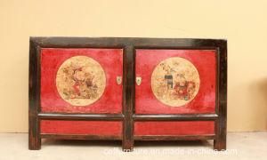 Joyous Children Chinoiserie Antique Country Wood Wholesale Cabinet