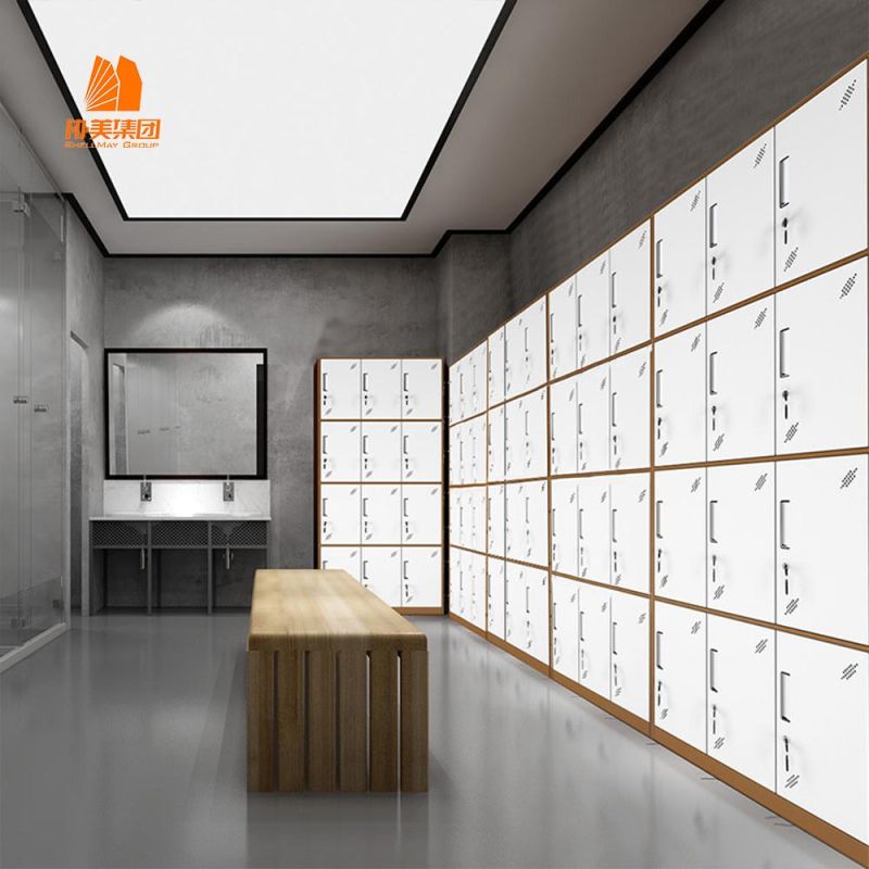 Factory Direct Sale, Knock-Down Construction, School or Public Lockers, Steel 12 Dower Storage Cabinet, Metal Wardrobe.