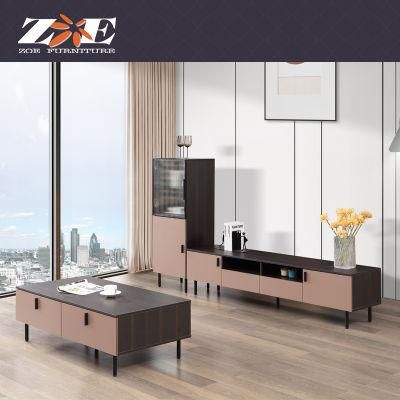 Living Room Modern Furniture TV Stand Coffee Table Set