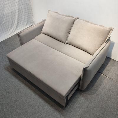 Simple Style Multifunctional Sofa Bed Foldable Two-Seater Sofa