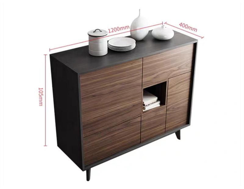 Modern Style White Gray Wooden Living Room Furniture Side Table Kitchen Cabinets