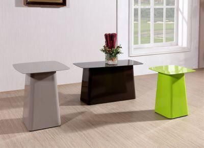 Dark Grey Metal Sofa Edge Small Mini Side Tables for Modern Home Furniture Living Room