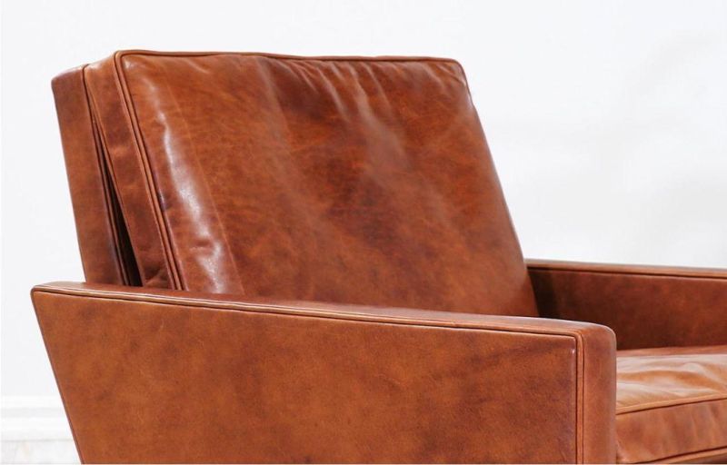 Pk31 Leather Armchair in Vintage Leather