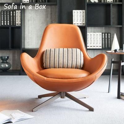 Luxury Modern Assembly High Back Bride Groom Sofa Living Room Lazy Sofa Chair with Foot Rest