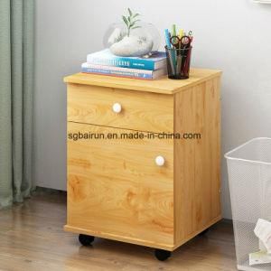 Wooden Bedroom Furniture Melamine Panel Bedside Table