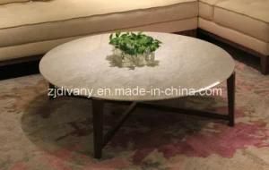 White Marble Wood Coffee Table (T-85C)