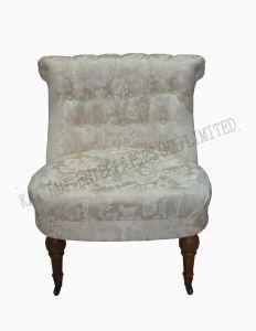 Home Furniture Classical Floral Lounge Fabric Leisure Chair with Wheels