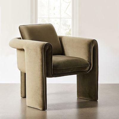 Nova Modern Livingroom Furniture Leather Chair Lounge Sofa Chair Fabric Chair