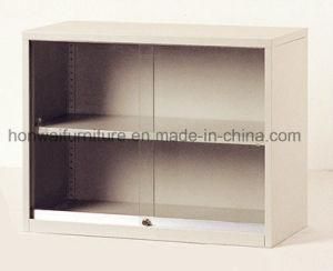 Office Metal Storage Cabinet with 2 Glass Doors