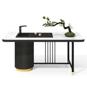 2020 Factory Hot Sale Oak Wooden Design Melamine Wooden Modern Coffee Table