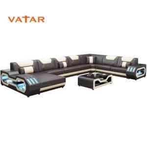 Modern New Design Top Living Leather Sofa