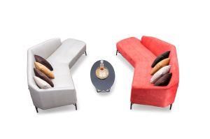 Half Circle Sectional Big Corner Lounge Chaise Fabric Sofa