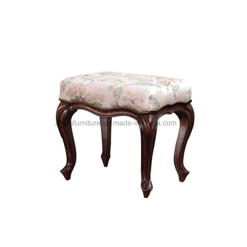 Fabric Tufted Bench Rectangle Ottoman
