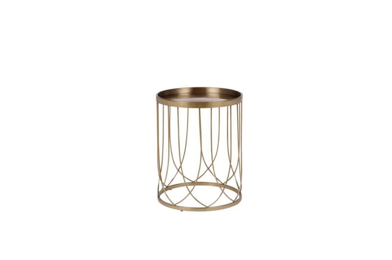 Stainless Steel Frame Side Table