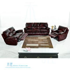 Modern Living Room Leather Recliner Sofa for Home Theatre (HW-8997CS)