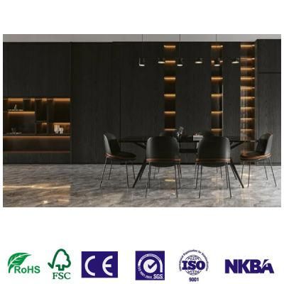 Factory Direct Modern Modular Lacquer Finish Handless Plywood Cabinets Sets