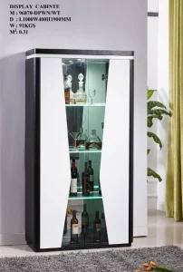 MDF Living Dining Room Liquor Wine Display Cabinet with Shelf Modern Home Furniture