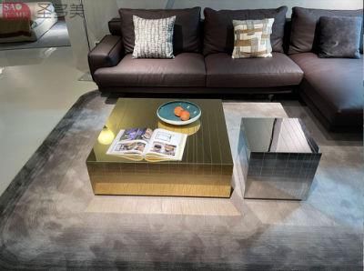 Side Table Living Room Furniture Frame Metal Coffee Table