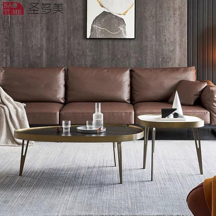 New Style Home Furniture Living Room Separate Coffee Table Metal Side Table Bedroom Table Melamine Laminated Tea Table
