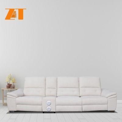 Modern Latest Design Fabric Living Room Reclining Corner Sofa Set