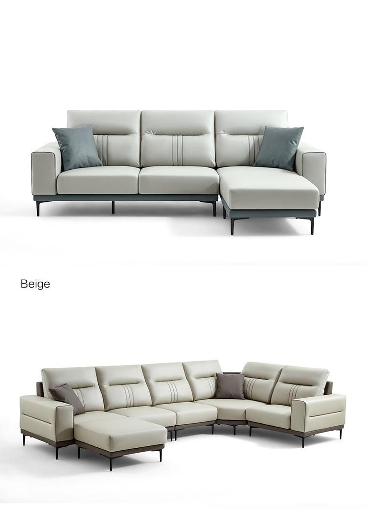 with Armrest Low Back Wooden Genuine Leather American Classic Fabric Sofa
