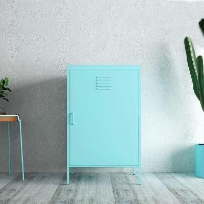 Gdlt Nordic Modern Minimalist Style Balcony Single Door Steel Storage Cabinet