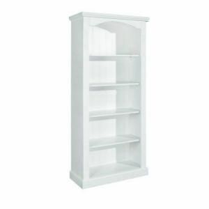 White Painting Tall Bookcase/MDF Bookshelf