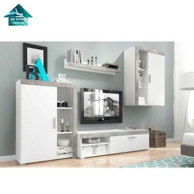 Hot Sale Modern Popular MDF Living Room TV Stand Cabinet Design