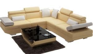 Original New Model Genuine Leather Modern Lounges American L Shape Sofa