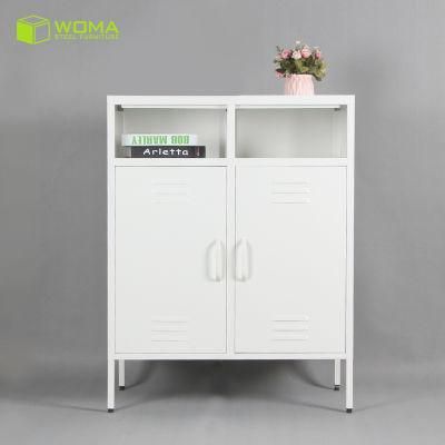 Kd Steel Cupboard for Home Steel Living Room Furniture TV Standing Cabinet with Feet