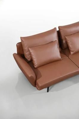 New Modern Sectional Leather Sofa Set L Shape Sofa Set Living Room Furniture GS9020