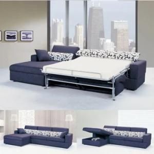 Modern Fabric Sofa Bed, Corner Sofa with Mattress (WD-6413A-S)