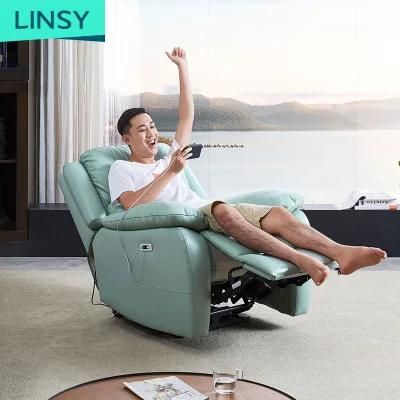 Linsy High Quality Stainless Steel China Sofa Electric Recliner Ls170sf3