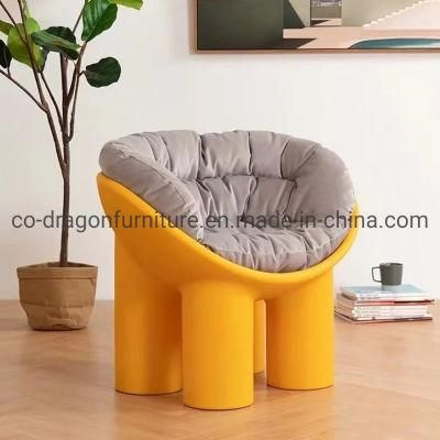 Fashion New Design Home Furniture Plastic Colorful Leather Leisure Chair