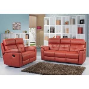 Genuine Leather Recliner Sofa (R-3018)