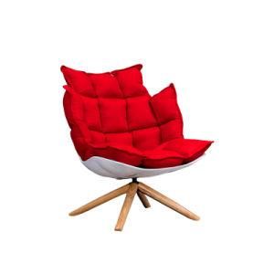 Nordic Fiberglass Shell Muscle Hans Wegner Chair Luxury Designer Furniture Accent Modern Lounge Swivel High Back Husk Chair