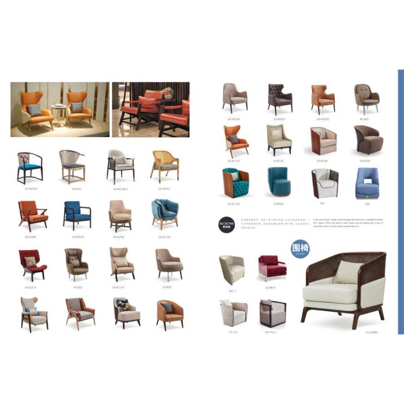 Contemporary Fabric Lounge Chair Canada for Hotel