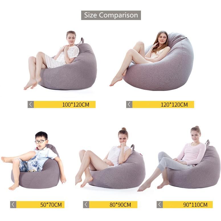 Just Cover! Premium Sofa Chair Stuff XXL Size Comfortable Living Room L Corner Sofa Bedroom Bean Bag Sofas Bin Bag Chair Beanbag