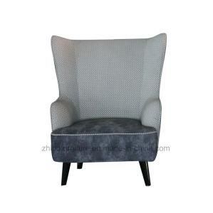 Fabric Leisure Chair with Solid Wood Legs