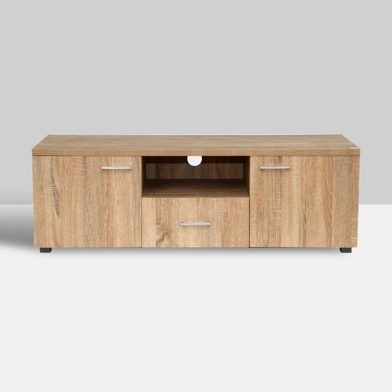 TV Console Storage Cabinet TV Set with 2 Open Shelves