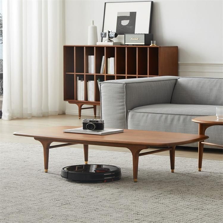 Nordic Japanese Style Solid Wood Small Apartment Boxwood Coffee Table