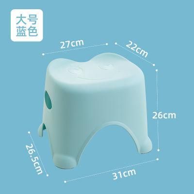 862 High Quality Kids Cartoon Smiley Plastic Chair Plastic Stool