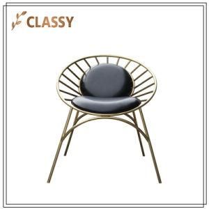 Cream Black Leisure Restaurant Chair Living Room Chair