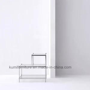 New Designs Hotel Furniture Side Table with Stainless Steel
