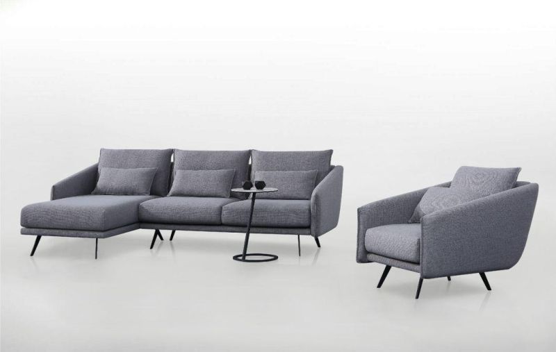 Foshan Gainsville Modern Furniture Italy Modern Home Leisure Fabric Sofa Set in Living Room Furniture