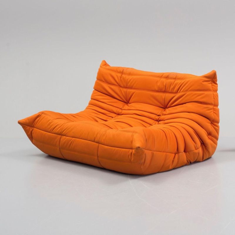 Togo 3 Seats Sofa Velvet Upholstery