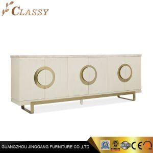 Stainless Steel Bedroom Furniture Console Table TV Stand for Living Room