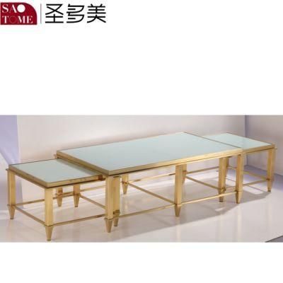 Modern Simple Fashion Living Room Bedroom Furniture 3-Piece Set Combined Nest Table
