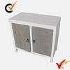 White Provincial Furniture Double Doors Floor Cabinet